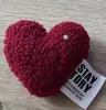 Nuevos Accesorios de Felpa de Lana de Cordero Otoño e Invierno Joyería con Forma de Corazón Marca Zapatos de Moda Bolso de Moda Calcetines de Moda Forma de Corazón de Amor de Lana