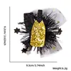 Horquilla Negra Dorada de Año Nuevo Feliz Año Nuevo Decoraciones para Fiesta Temática Tocado Corona Accesorios para el Cabello de Botella de Vino