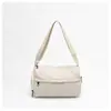 Bolsa Simples de Cor Sólida Modelo Novo 2026 Transfronteiriça para Mulheres, Bolsa de Ombro Transversal Casual de Grande Capacidade, Bolsa Tote Versátil da Moda
