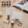 Placa de Número de Mesa Sólida de Acero Inoxidable Soporte para Platos de Comida de Buffet Soporte para Tarjeta de Menú de Hotel Soporte para Tarjeta de Mesa Estante para Menús Tarjeta de Mesa