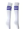Calcetines de Fútbol Transfronterizos para Niños, Hombres, Mujeres, Adultos y Niños, Anti-Pilling, Grosor Medio, Alta Elasticidad, Calcetines de Fútbol Largos de Color Sólido