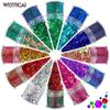 Amazon camaleão lantejoulas 12 cor mista esmalte gel nail art lantejoulas conjunto nail art joias diamante adesivo de unha