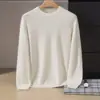 Suéter de cachemira para bebé, cuello alto medio para hombre, color liso, casual de negocios, manga larga, cuello medio, camiseta interior de punto de lana