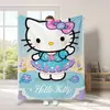 Manta de Gato Hello Kitty Transfronteriza Manta Gruesa de Dibujos Animados Hello Kitty Manta Impresa Digitalmente Manta