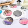 Espejo Cosmético Portátil Redondo Espejo de Vanidad Dormitorio de Estudiante de Mano Espejo Pequeño Hogar Equipaje de Mano Maquillaje Lápiz Labial Espejo Pequeño