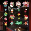 Bandeira de Natal Bandeirolas Triangulares Guirlanda de Letras Decoração de Shopping Bar Bandeira Pendurada de Desenho Animado Decorações de Natal
