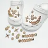 2026 Moda Nuevo Versátil Zueco de Oso con Cuentas Accesorios para Zapatos DIY Dijes Desmontables para Zapatos Hebillas de Zapatos de Alta Gama