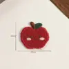 Nuevo Parche de Tela de Flor de Cerezo Roja de Dibujos Animados Lindo Accesorios Pasadores Hechos a Mano DIY Zapatos y Sombreros Accesorios para Ropa