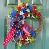 Venta Caliente en Amazon Guirnalda Decoración Día de la Independencia Americana Fabricante de Guirnaldas de Navidad Venta al por Mayor 2025 Nuevo Estilo Zonghong