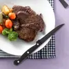 Cuchillo para Filete Dentado de Acero Inoxidable, Cuchillo Afilado para Pulpa de Pan del Hogar, Cuchillo para Filete Estilo Escandinavo para Restaurantes Occidentales