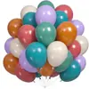 Set de Globos de Color Sólido 30 Piezas Globos de Helio Coloridos Mate Retro para Fiesta de Cumpleaños y Decoración de Escena de Boda