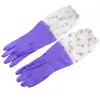 Guantes Impermeables de Protección Laboral con Mangas Largas, Engrosados y Resistentes al Desgaste, para Lavado de Autos, Lavado de Platos, Antideslizantes, Uso Industrial y Pesca