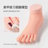 Mano protésica móvil para práctica de nail art, mano protésica, manipulador de nail art, modelo flexible y fijable, exhibidor de piezas de uñas