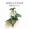 Plástico Simulação Cinco Pontas Rabanete Verde Folha de Lótus Falsa Flor Simulação Pequenas Plantas Verdes Ornamentos de Flores Artificiais Adereços para Rochoso Interno Micro Paisagem