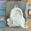 Mochila Escolar Transfronteiriça para Meninas do Ensino Fundamental, Alunos do Ensino Médio e Alunos do Ensino Fundamental, Grande Capacidade, Mochila Tendência de Nicho com Acabamento de Alta Qualidade