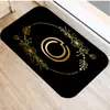 Felpudo de 26 letras inglesas felpudo para suelo de sala de estar alfombra decorativa para suelo