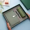 Marcador de página de cuaderno simple Planificador Caja de regalo Set completo Oficina de negocios Set completo Recuerdo personalizado Minutas de reunión