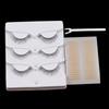 En stock al por mayor Sudeste Asiático superventas simulación sin maquillaje natural cinco pares de pestañas postizas tallo duro completo