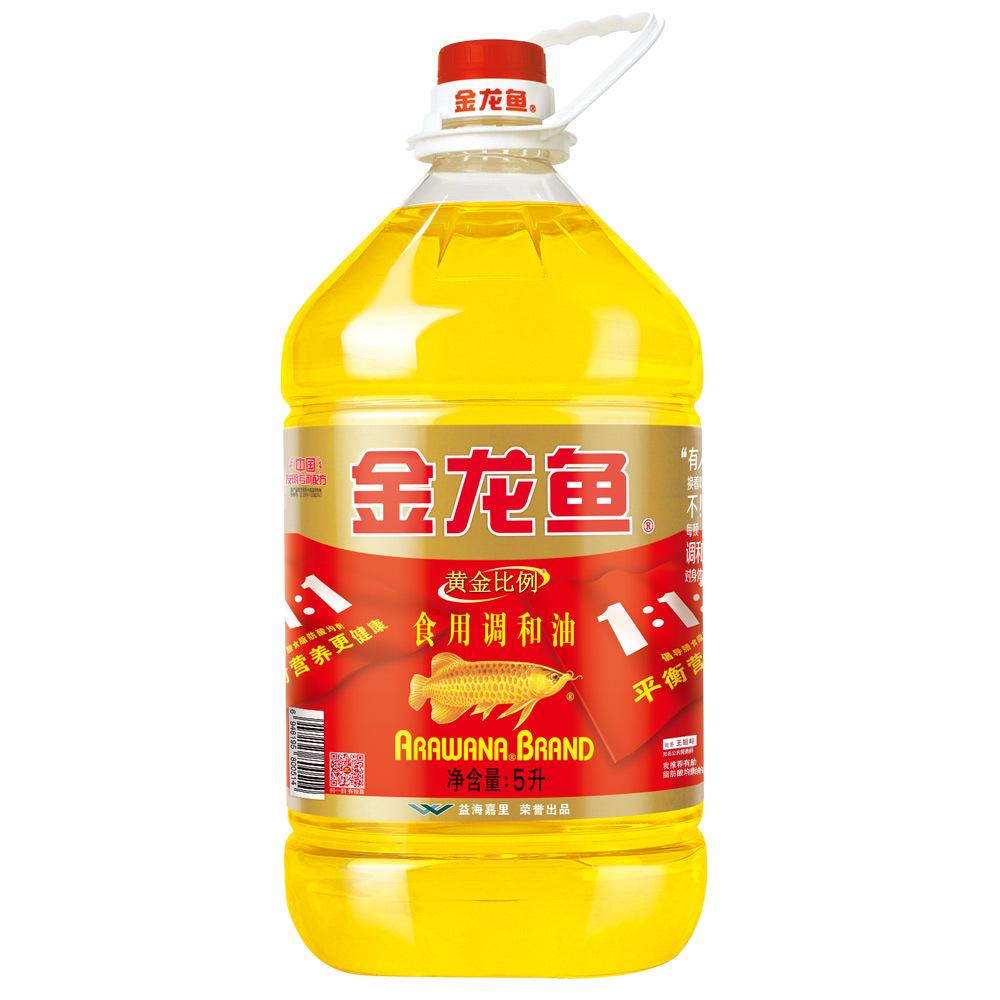 金龙鱼黄金比例食用调和油 5L