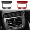 Aplicable a Seat Ateca 5F 16-25 Modificación Interior Fibra de Carbono Portavasos Panel de Consola Central Salida de Aire