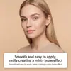 Lápiz para Cejas Zephoco Color Castaño Claro Realzador con Punta Fina para Dar Forma Conveniente a las Cejas, Lápiz Líquido para Cejas para Aplicación Diaria de Maquillaje