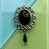 Disfraces de Rendimiento en Stock, Coronas de Ópera, Tocados, Base Hueca de Metal, Pedrería Acrílica de Colores, Accesorios de Joyería de Forma Ovalada