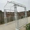 Marco de Fondo de Arco de Celosía en Forma de Corazón Decoración Arreglo Parque Estructura para Trepar Exterior Hierro Forjado Fotografía Boda Accesorios Adornos