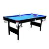 Mesa de billar de 72 pulgadas mesa de snooker inglesa mesa de billar plegable para entretenimiento familiar suministro de fábrica exportación comercio exterior