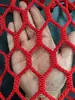 Malha hexagonal de nylon rede mágica de selva rede de playground externa sem energia rede de expansão de travessia rede de escalada trampolim rede de base cinza