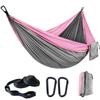 Hamaca de nailon para exteriores, individual, doble, para acampar, para interiores, para ocio, Shiyi