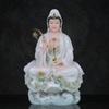Sakyamuni Buda Imitación Jade Blanco Guanyin Bodhisattva Adoración Doméstica Adornos de Estatua de Buda Guanyin