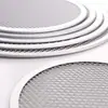 Molde de tres energías de 6 a 15 pulgadas, placa de malla para pizza de aleación de aluminio, anodizado, placa para hornear pizza de panqueques SN5532 SN5541