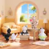 Figura de Brinquedo Tendência Desenho Animado Gato Caixa Surpresa Decoração Criativa para Casa Ornamento de Mesa de Escritório Artesanato em Resina