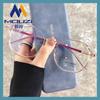 Gafas distintivas transparentes con montura anti-luz azul, estilo coreano sencillo, gafas sencillas, montura redonda para mujer, retro, montura para gafas ópticas para miopía