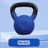 Directo del fabricante: Pesa rusa de plástico recubierto, hierro fundido macizo, equipo de fitness para el hogar, unisex, adecuada para elevaciones de cadera y sentadillas, y a prueba de explosiones