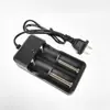Carregador 18650 26650 2 slots duplos com cabo assento inteligente carregador de bateria de lítio recarregável ponto atacado