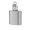 Petaca de Acero Inoxidable Portátil para Viajes al Aire Libre y Camping Estilo Transfronterizo 1-2 oz Llavero Botella de Vino