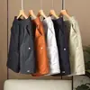 Shorts Esportivos de Verão 2026 Masculino Calça de Cinco Pontos Cor Sólida Shorts Cargo Largos Masculino Tendência Mesmo Estilo Calça Plus Size