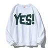 Sudadera de Felpa Nueva de Invierno 2025 para Hombre, Estilo Americano Estampado Trendy Ins Chaqueta Holgada, Top de Cuello Redondo Estilo Pareja