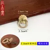Anel Redondo para Gaveta de Cobre Puro Alça de Cobre Estilo Chinês Retrô Puxador de Porta de Armário Puxador de Gaveta de Armário Anel de Puxar Alça Totalmente de Cobre Antiga