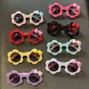 Gafas de Sol para Niñas con Lazo de Pétalos Dulces, Gafas de Sol para Viajes al Aire Libre con Protección UV, Gafas de Sol para Niños Listas para Usar