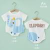 Roupas de bebê para bolsas de verão, finas, algodão puro, recém-nascido, manga curta, roupas para bebês de 0 a 6 meses, 3 roupas de verão