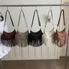 Bolsa de Borlas Marrón Maillard al por Mayor Transfronteriza 2025 Otoño Nuevo Bolso Cruzado Versátil Retro Bohemio