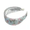 Flor de Cerezo Verde Primavera~ Diadema Floral Pastoral de Ala Ancha para Mujer, Diadema de Tela de Encaje, Suave y Realza la Piel, Adecuada para Salir