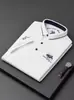 Camiseta Popular de Manga Corta Transfronteriza para Hombre Verano Nuevo Producto Hombres Jóvenes y de Mediana Edad Camisa Polo de Color Sólido Bordada Camiseta Casual Tendencia
