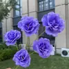 5 Rosas Felizes, Rosas Artificiais Falsas para Casamento e Decoração de Casa, Atacado