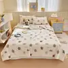 Colcha de verão de algodão tricotado de soja, colcha de verão fresca, colcha de ar condicionado, design fino de desenho animado, lavável à máquina, colcha de presente, atacado e dropshipping disponíveis