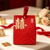 Caja de dulces para boda estilo chino, bolsa de dulces de boda de alta gama, caja de dulces manos libres, regalo de compromiso, caja de regalo de dulces