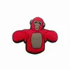 Pingentes de Sapato com Tema de Macaco para Tamancos, Mais Vendidos Transfronteiriços para Festas de Feriado Decorações de Sapato em Resina de PVC, Sapatos DIY de Desenho Animado Fofo