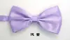 Corbatín de doble capa para hombre, color sólido, ligero, casual, adulto, variedad de multicolores, corbatín de boda, vestido de novia monocromático